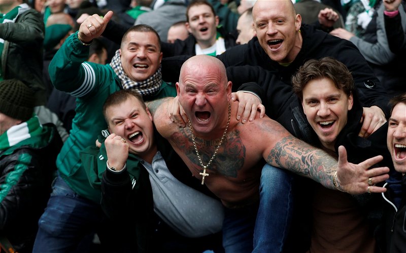 Image for ‘Not a bad evening’ Joy for Celtic fans as title triumph gets a little closer