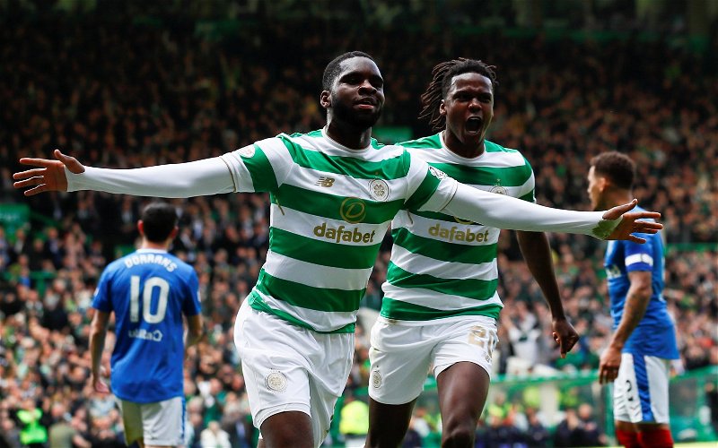 Image for Video: Awesome Edouard as fan video captures the magic of priceless goal against Hearts