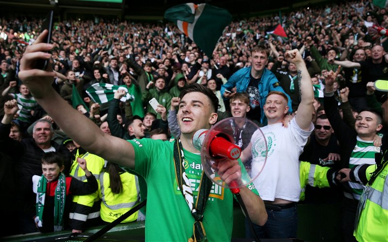 Image for VIDEO Tierney in with the fans as Celtic beat Thistle