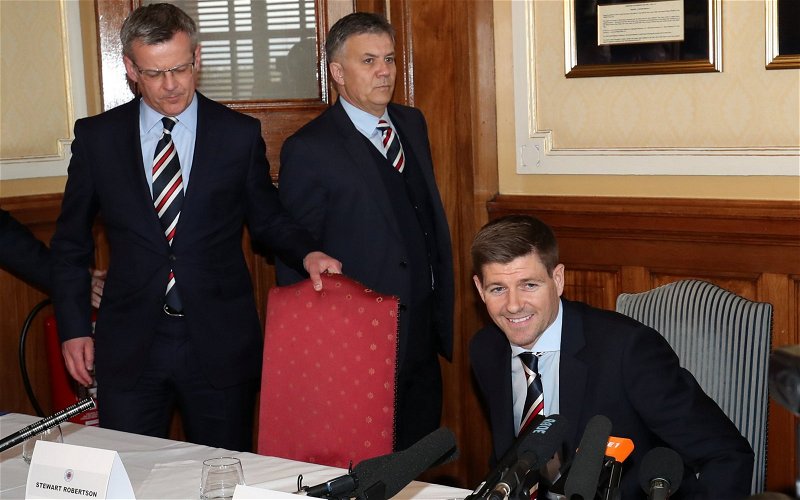 Image for Stewart Robertson tells Ibrox shareholders that player sales aren’t needed