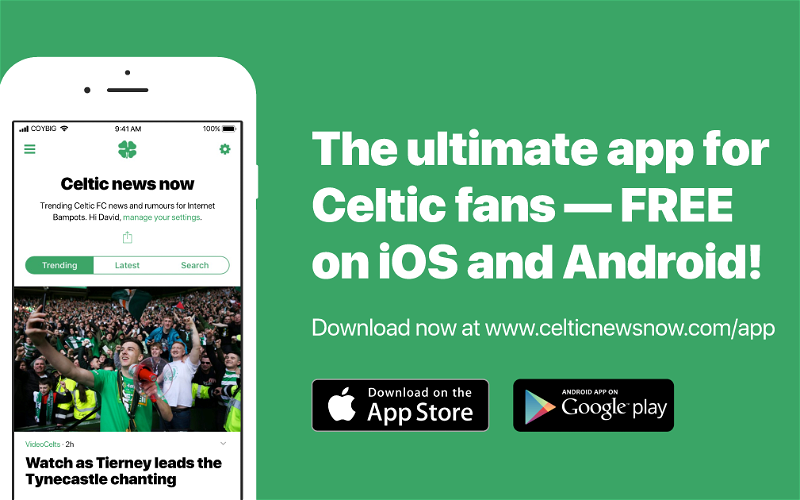 Image for New app for Celtic news