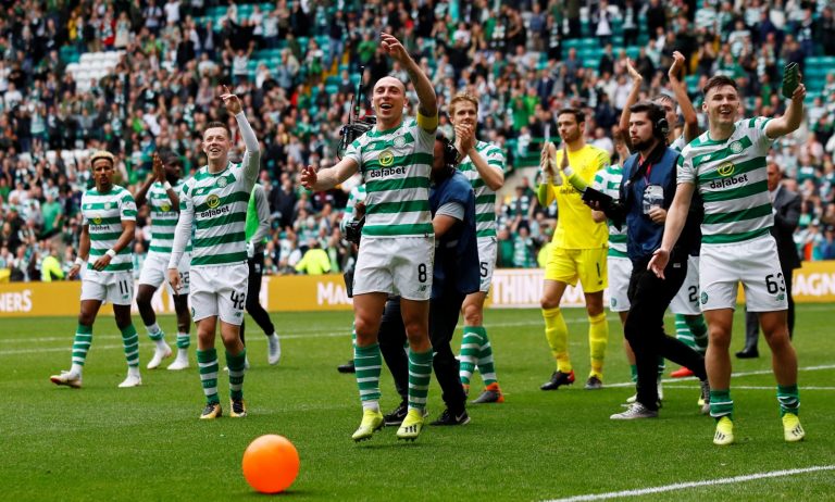 Brown celebrates