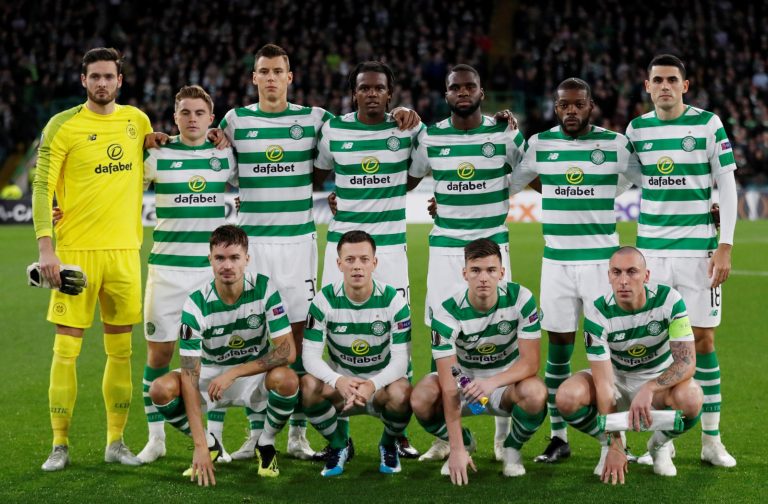 Celtic team v Rosenborg