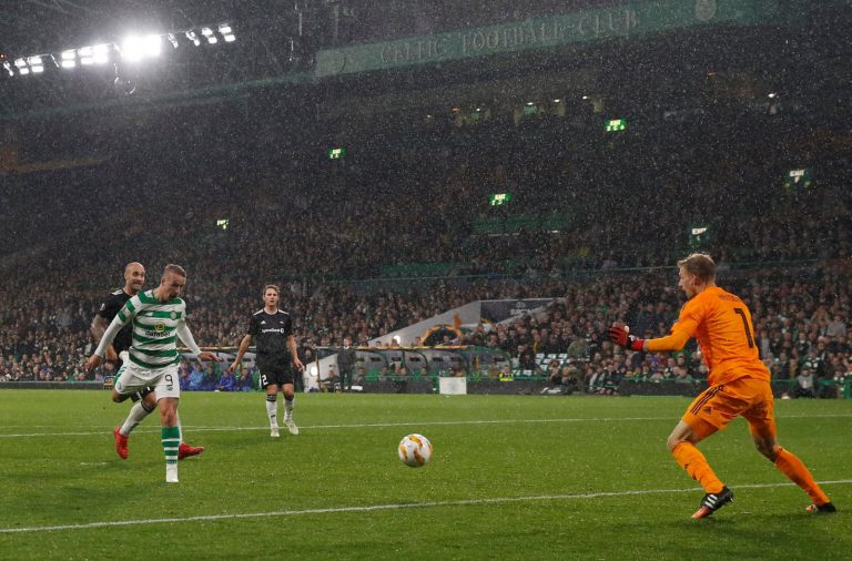Leigh Griffiths scores v Rosenborg
