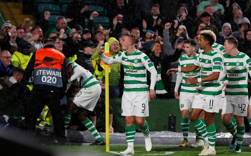 Image for Watch the brilliant fan video as Griffiths shakes up Celtic Park