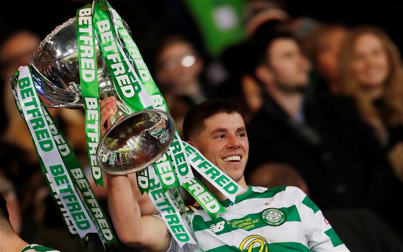 Image for Watch the brilliant video as Ryan Christie sings YNWA with Celtic fans