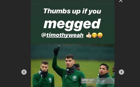Image for Megged! Timo Weah left embarrassed