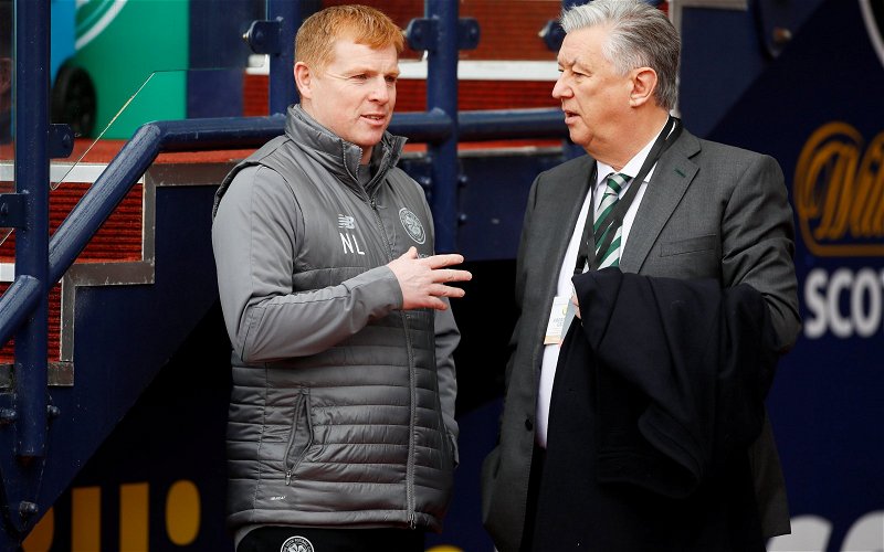 Image for Peter is very supportive- Neil Lennon speaks out after banner