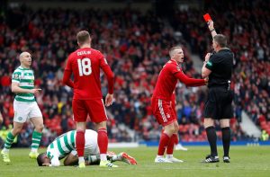 LEWIS FERGUSON RED CARD