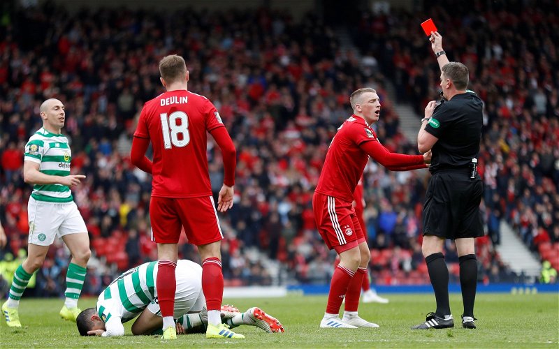 Image for Lewis Ferguson justifies his red card attack on Tom Rogic