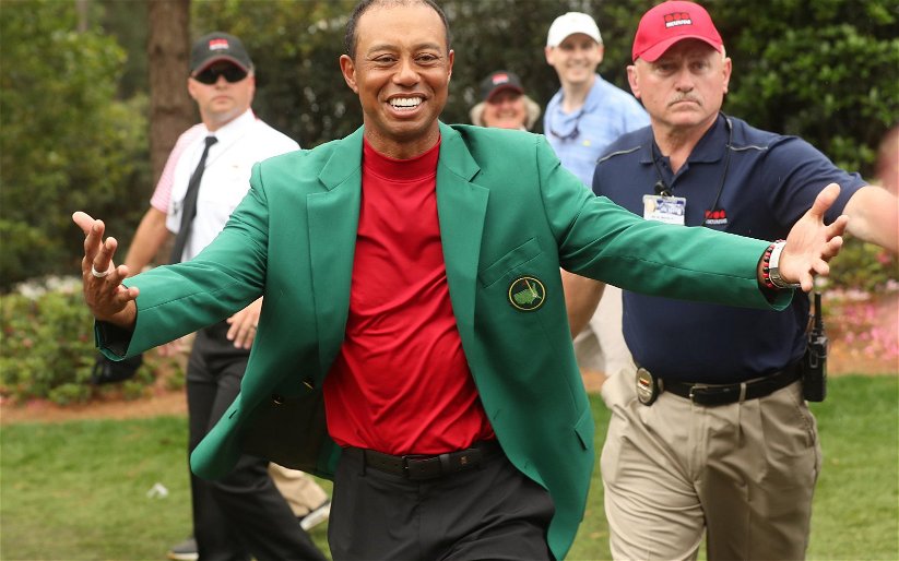 Image for Celtic fan celebrates double triumph with Tiger Woods at Augusta