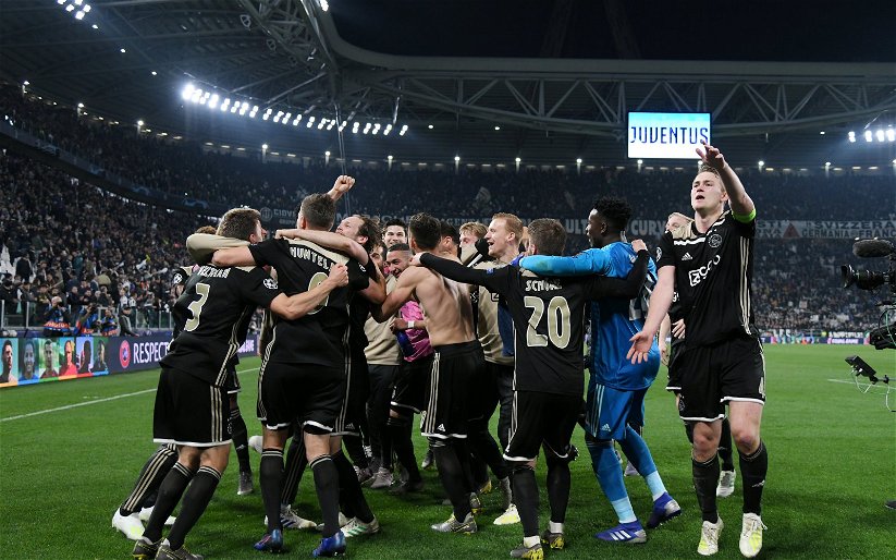 Image for Sutton’s Champions League message as Ajax set new benchmark