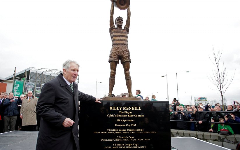 Image for Picture Perfect: Sun Set On Billy McNeill Statue But The Legend Goes On