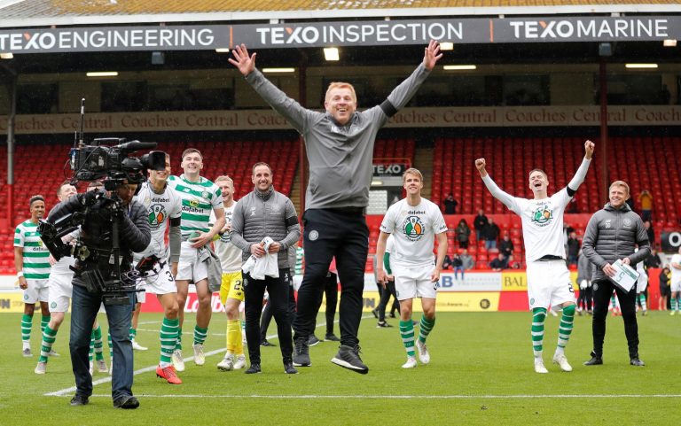 Lennon celebrates