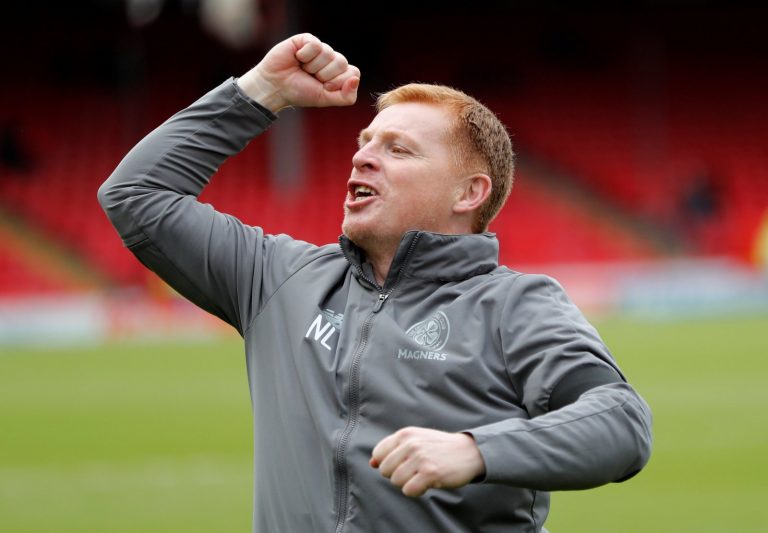 Lennon celebrates
