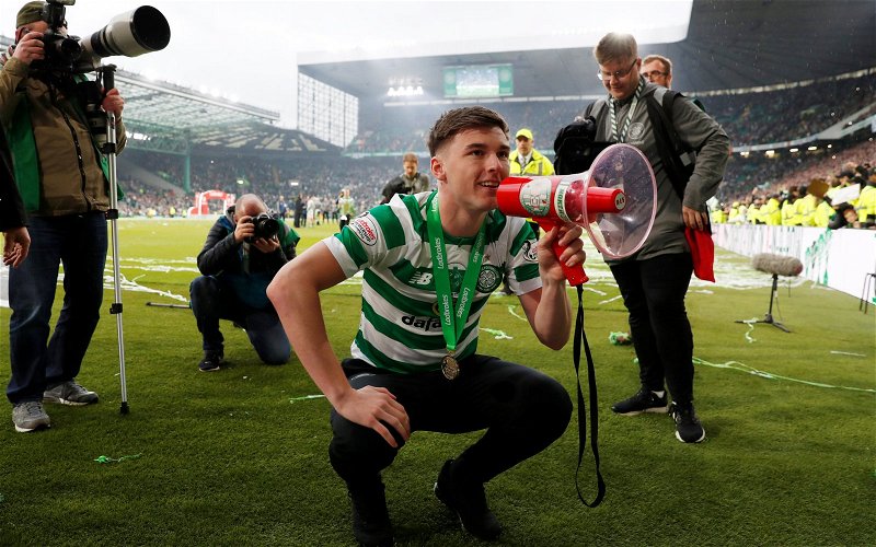 Image for Minted! Kieran Tierney Takes To Twitter To Celebrate Trophy Day!