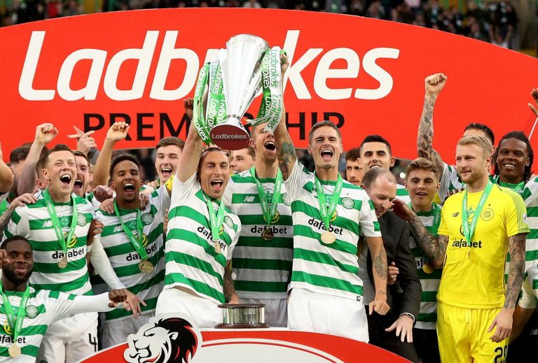 Scott Brown SPFL trophy