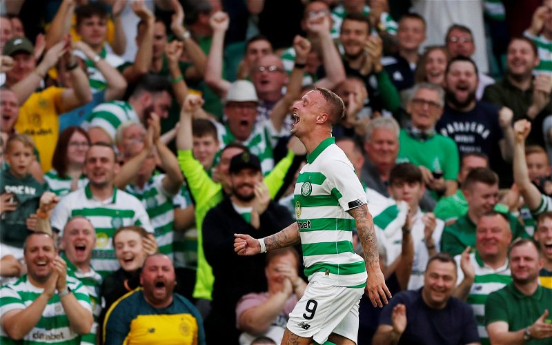 Image for Leigh Griffiths shrugs off missile thrown by Motherwell fan