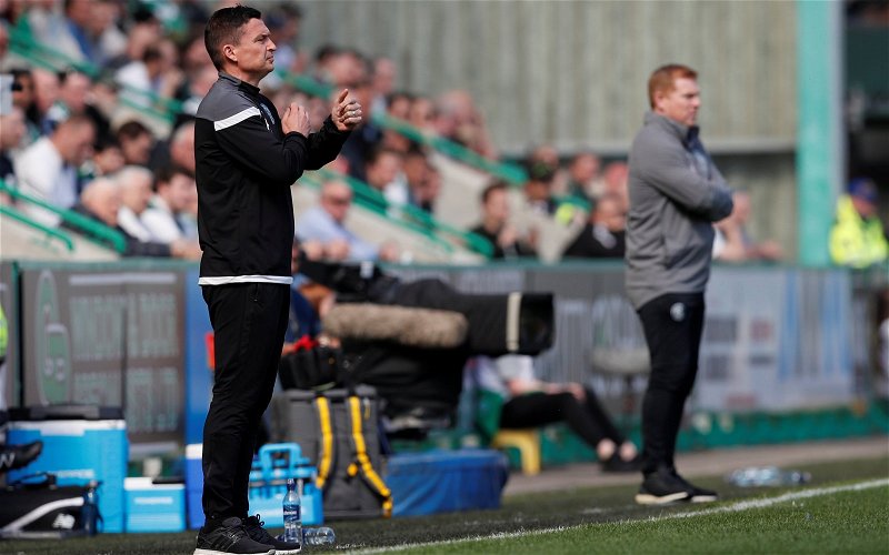 Image for Hibs boss accuses Celtic player of throwing three punches