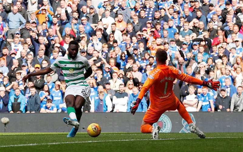 Image for Edouard’s goal captured by visiting fan club
