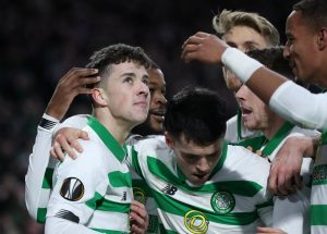 Mikey Johnston celebrates