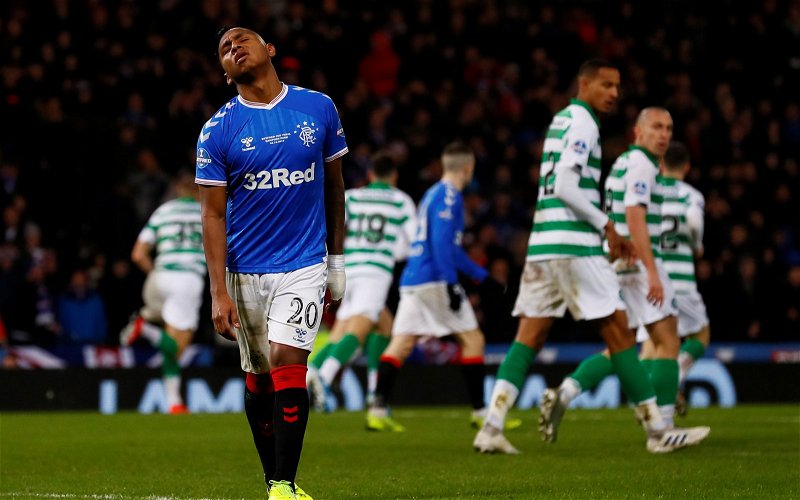 Image for Off The Radar- Deluded Ibrox punter explains why Morelos is better than Edouard!