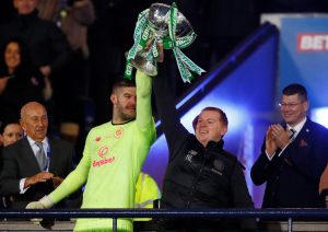 Fraser Forster, Neil Lennon, League Cup