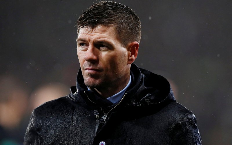 Image for PICTURED Gerrard defies Police Scotland and encourages Ibrox law breakers