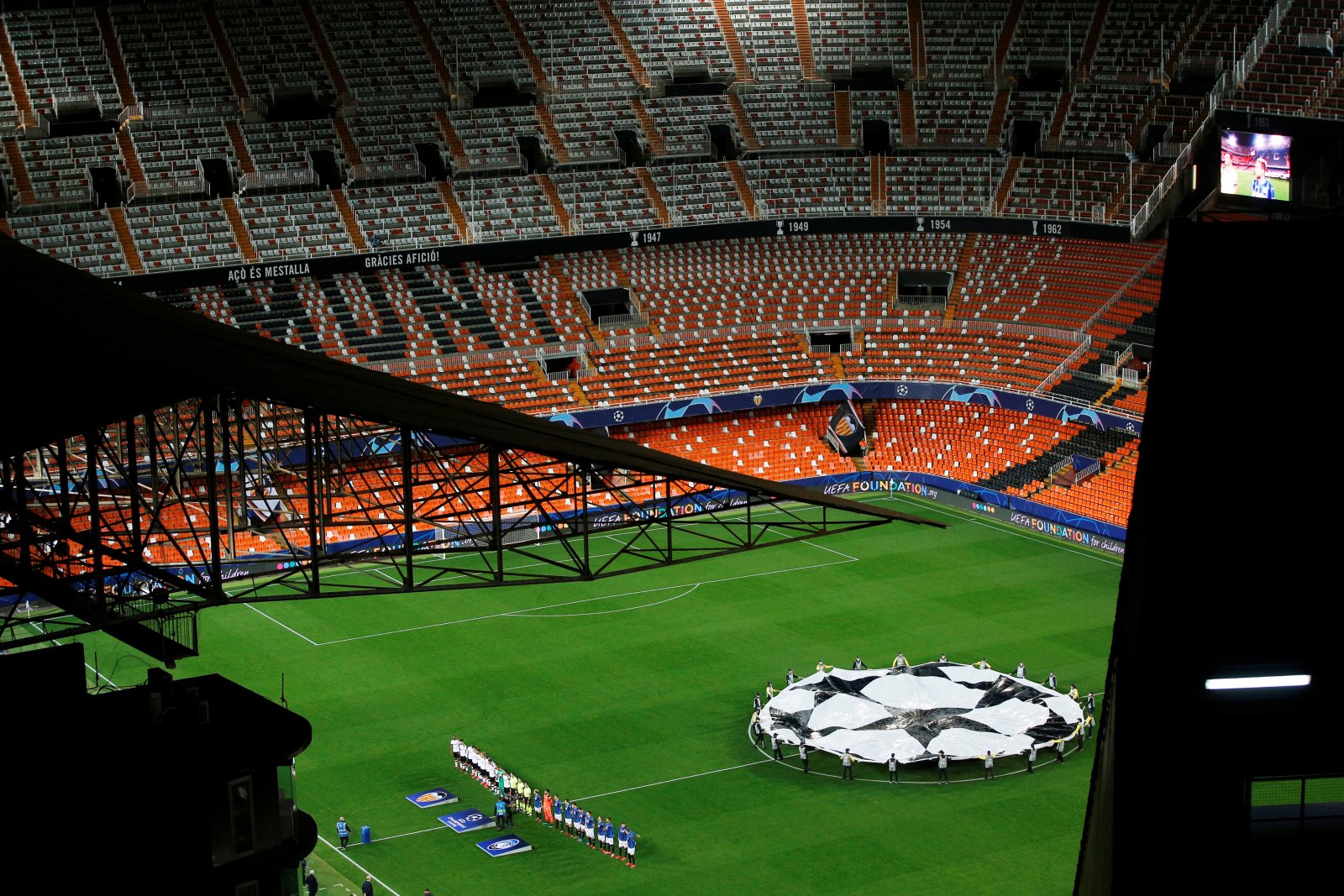 Valencia behind closed doors