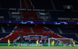 Paris St Germain behind closed doors