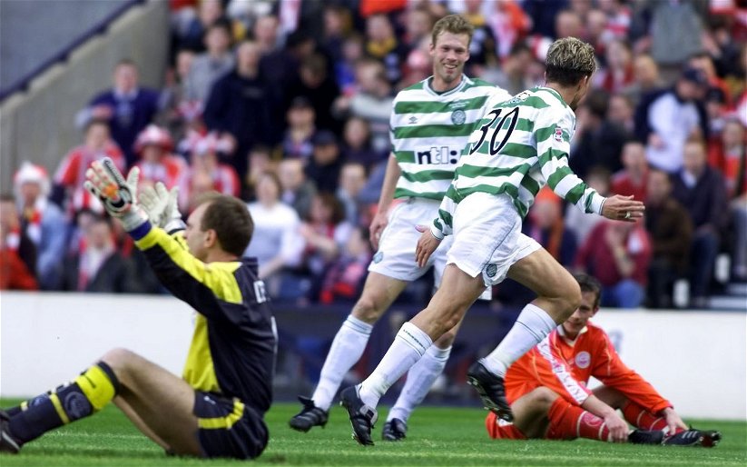 Image for Former Celt reveals how Larsson was quids in with unlikely Hampden bet