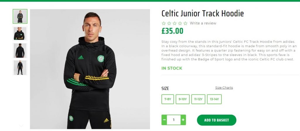 celtic training top adidas