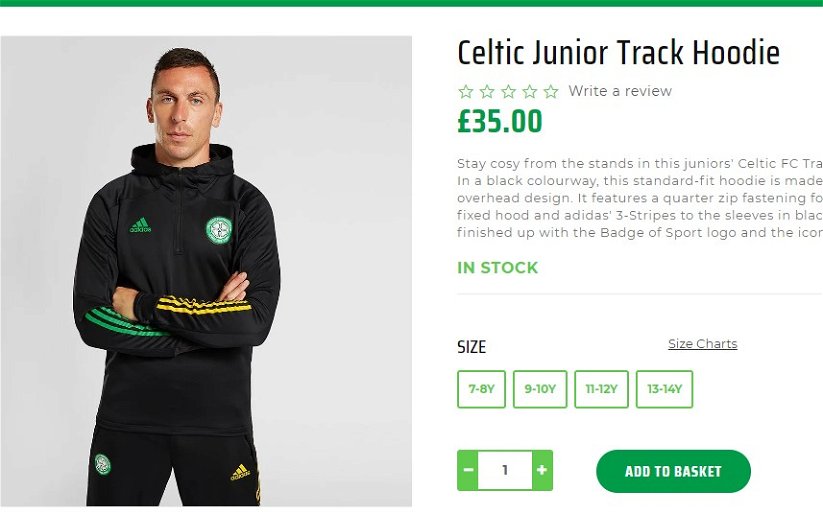Image for Celtic release Adidas training wear with top price of £65