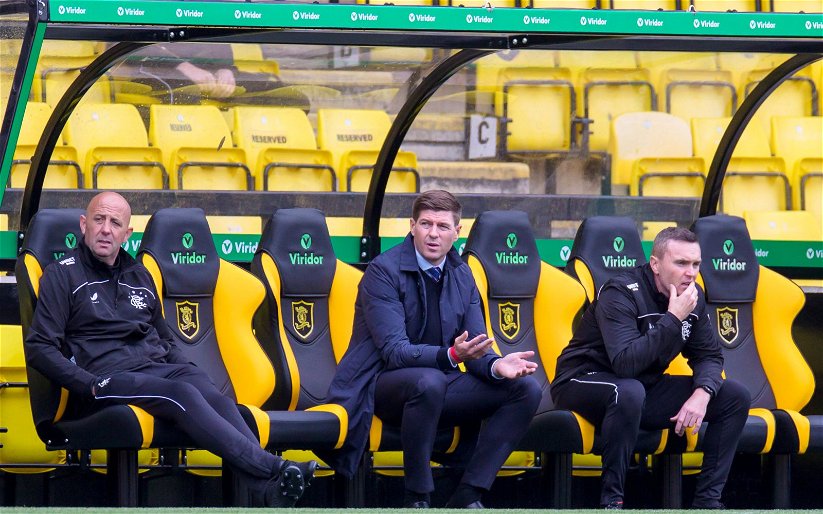 Image for 11 points clear of Celtic? Gerrard watches his heroes bottle crash at Livingston
