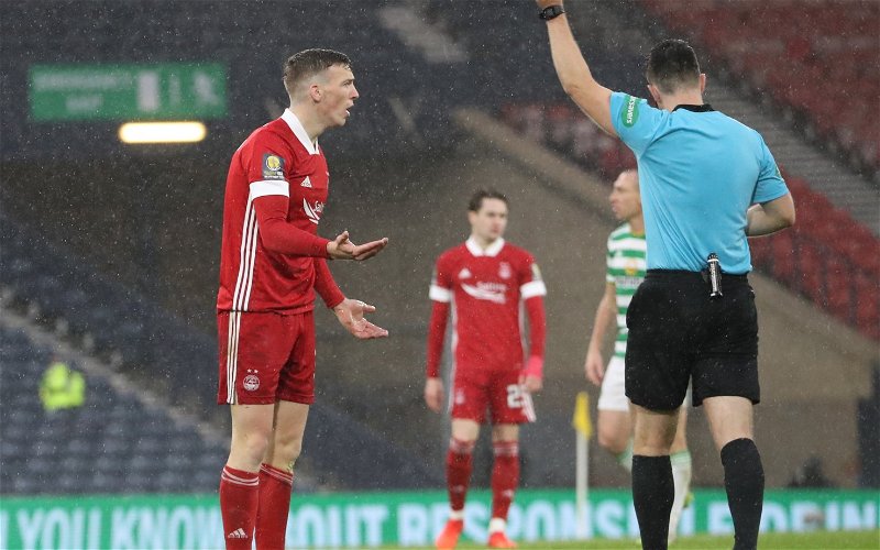 Image for Seen them given- the clear Celtic penalty claim that referee Don Robertson missed