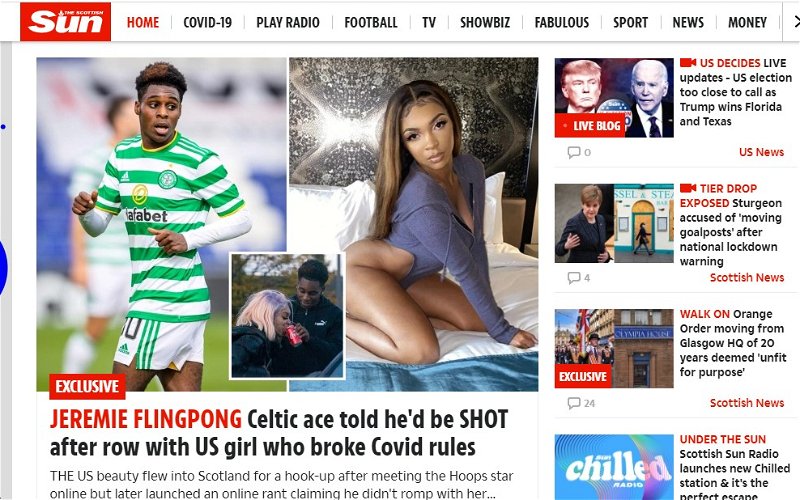 Image for ‘Fake news’ ‘This is not appropriate’ ‘How are you still in business’ Sun slammed by Celtic fans