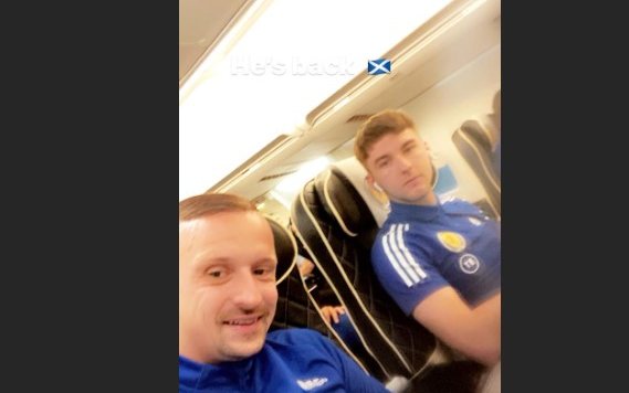 Image for Concerning image emerges from Scotland’s flight to Serbia