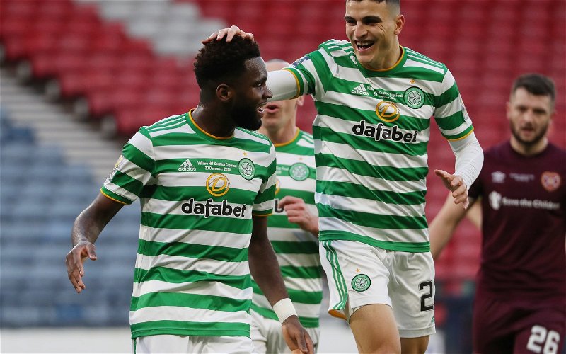 Image for Odsonne Edouard in surprise message to Celtic fans