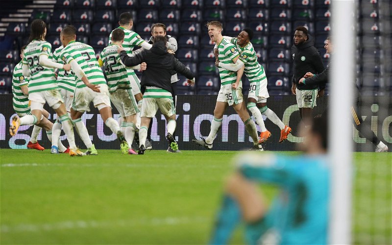 Image for Scenes! Watch Celtic’s penalty shoot out celebrations