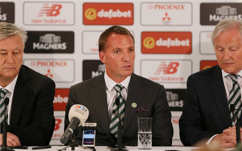 Image for ITK KDS poster gives the lowdown on Celtic’s contact with Brendan Rodgers