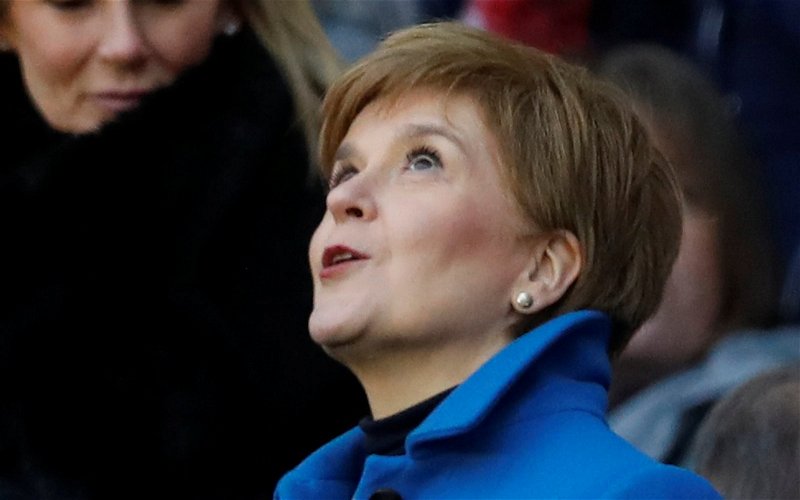 Image for Nicola Sturgeon misses out the R-word as she condemns O** F*** match