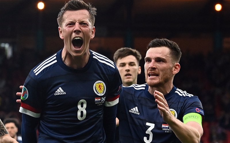 Image for Steve Clarke changes two midfielders but stands by Callum McGregor to face Spain