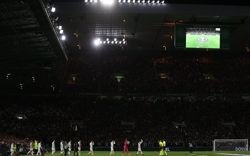 Image for Amazing video as disco lights capture the spirit of Celtic Park