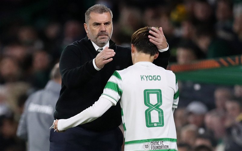 Image for Ange Postecoglou all but kills off Kyogo’s Cup Final chances