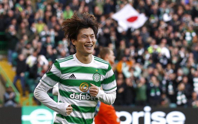 Image for ‘Prayers and candles seem to have worked’ ‘Bravissimo!’ ‘Best news all weekend, bravo’ Celtic fans react to brilliant Kyogo update