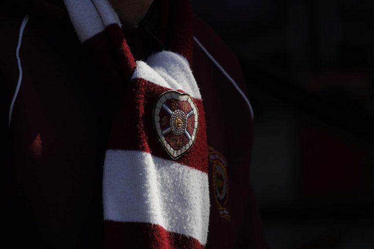Hearts scarf