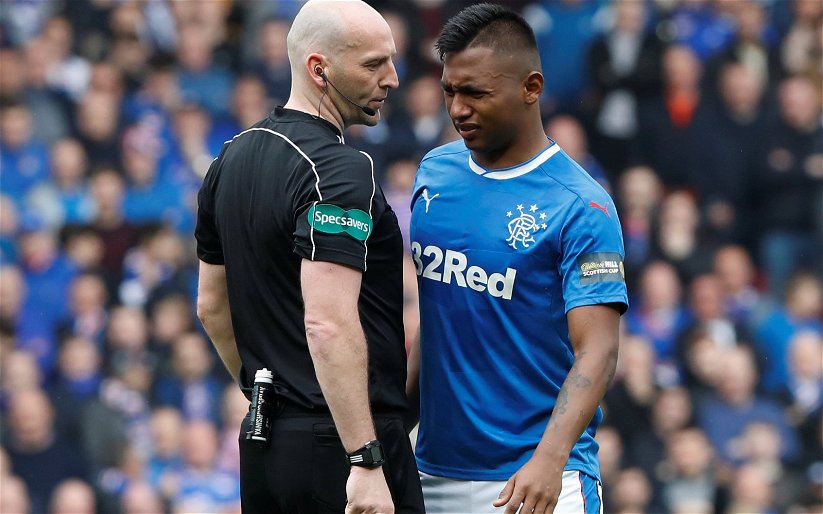Image for Watch how Alfredo Morelos avoided two first half red cards against Dundee United