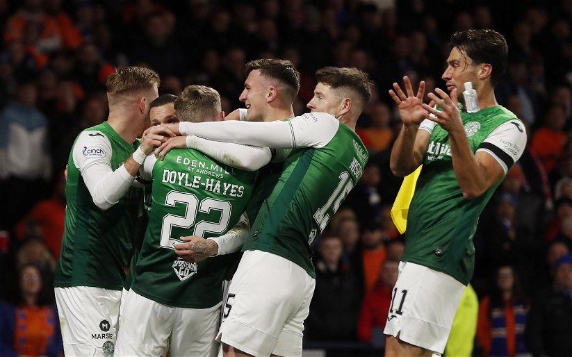 Image for Buckfast and Bud- Hibs players pelted with missiles at Hampden