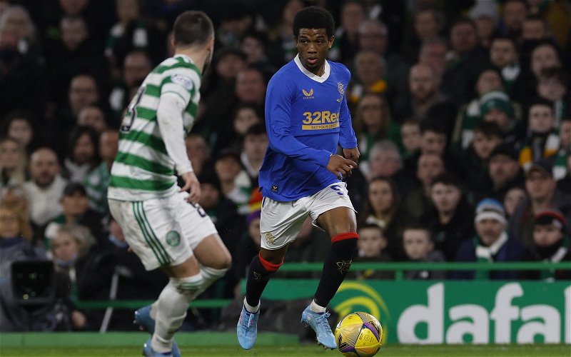 Image for Very strange reaction of the obsessed £37m Ibrox starlet