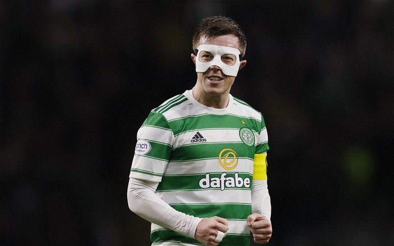 Image for Fans would have played with a broken face, I’m no different- Callum McGregor